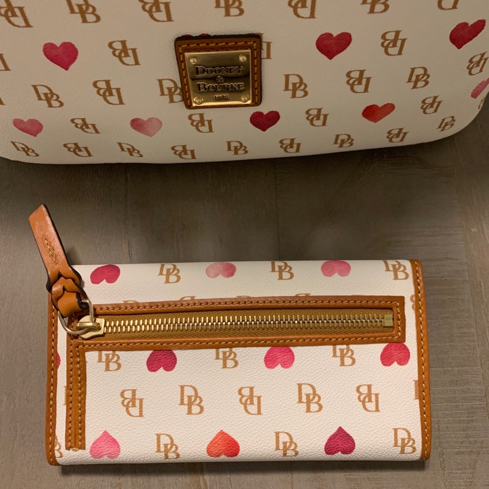 Dooney and Bourke Gretta Hearth Satchel and Wallet - Picture 3 of 8